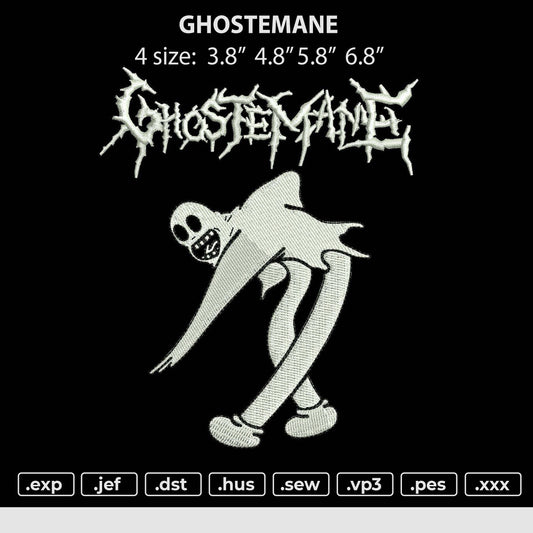 Ghoostemane Embroidery File 4 size