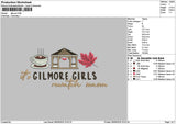 Gilmoretext 0809 Embroidery File 6 sizes