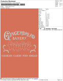 Gingerbread V2 Embroidery File 4 size