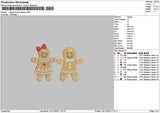 Cookies 1011 Embroidery File 6 sizes