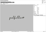 Godfathertext Embroidery File 6 sizes