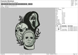 Gostface Horror Embroidery File 6 sizes