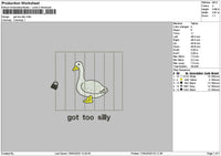 Ducktext 1704 Embroidery File 6 sizes
