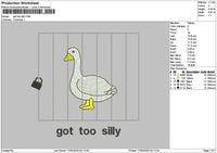 Ducktext 1704 Embroidery File 6 sizes