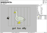 Ducktext 1704 Embroidery File 6 sizes