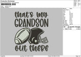 Grandsontext Embroidery File 6 sizes