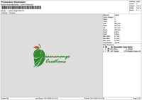 Greentext Embroidery File 6 sizes