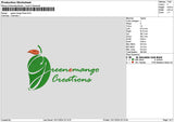 Greentext Embroidery File 6 sizes