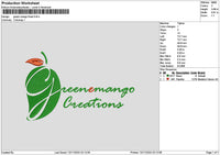 Greentext Embroidery File 6 sizes