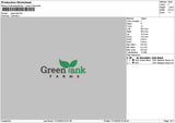 Greentext Embroidery File 6 sizes