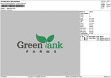 Greentext Embroidery File 6 sizes