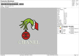 Grinch Hand 2607 Embroidery File 6 sizes