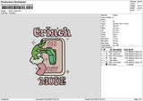 Grinch0212 Pink Embroidery File 6 sizes