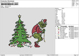 Grinch1312 Embroidery File 6 sizes