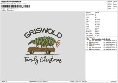 Griswold Embroidery File 6 sizes