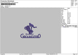 Groundzerotext Embroidery File 6 sizes
