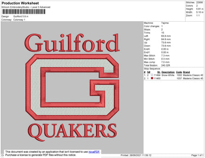 Guilford Embroidery File 4 size
