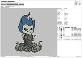 Hades Halloween Embroidery File 5 sizes