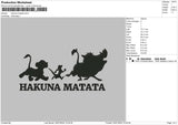Lion Shadow Embroidery File 6 sizes