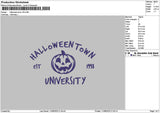 Halloweentext V25 Embroidery File 6 sizes