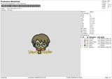 Harry Chibi V2 Embroidery File 6 sizes