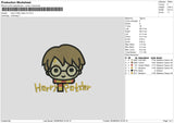 Harry Chibi V2 Embroidery File 6 sizes