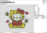 Hk Pooh 01 Embroidery File 6 sizes