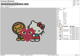 Kitty Milo Bby Embroidery File 6 sizes