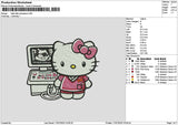 Hk Game 1707 Embroidery File 6 sizes