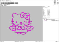 Kittyangel Embroidery File 6 sizes