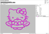 Kittyangel Embroidery File 6 sizes