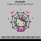 Hk On Web Embroidery File 6 sizes