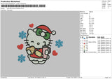 Kitty Snow 1811 Embroidery File 6 sizes