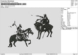Horses 1906 Embroidery File 6 sizes
