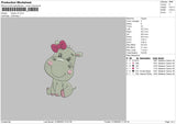 Hippo V2 Embroidery File 5 sizes