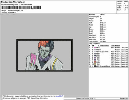 Hisoka Rectangle