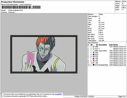 Hisoka Rectangle