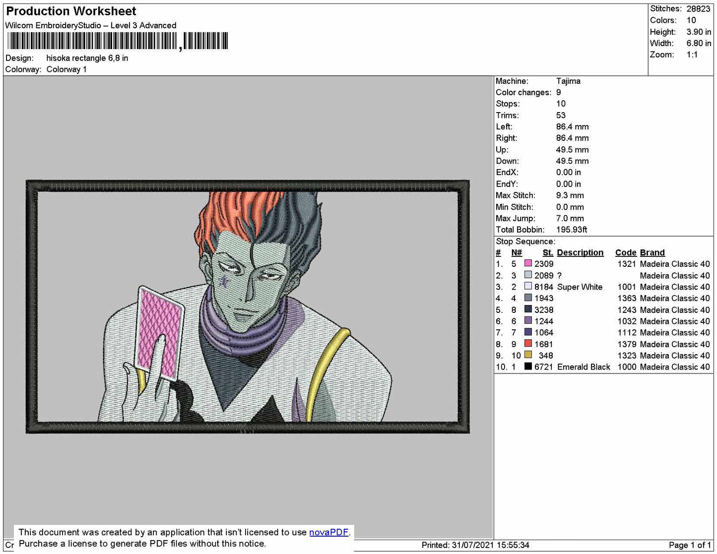 Hisoka Rectangle