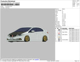 Honda Jazz Embroidery File 4 size