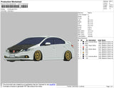 Honda Jazz Embroidery File 4 size