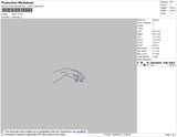 Hands V1 Embroidery File 4 Size