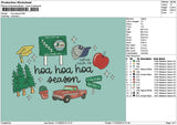 Hoatext Embroidery File 6 sizes