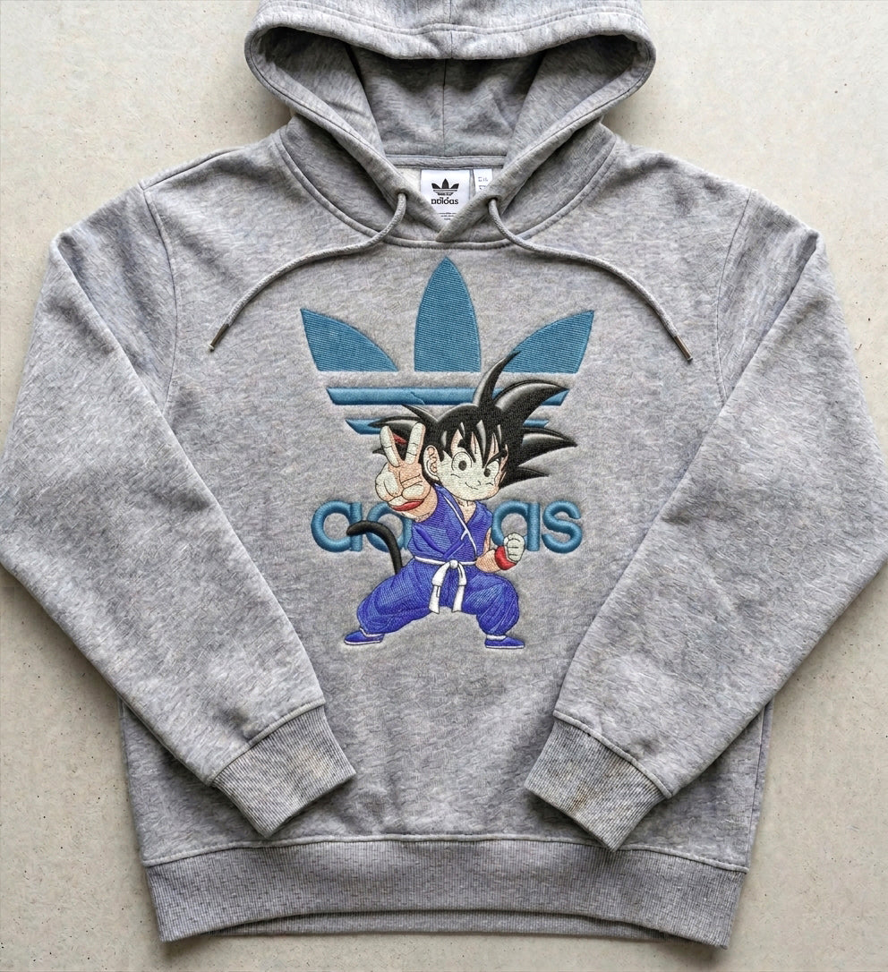 Adidas Sun Goku Embroidery Machine Design File 6 sizes