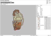 Horror Fall V2 Embroidery File 5 sizes