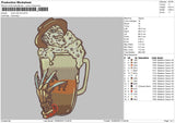 Horror Fall V2 Embroidery File 5 sizes