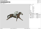 Horse 2510 Embroidery File 6 sizes