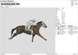 Horse 2510 Embroidery File 6 sizes