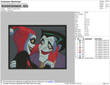 Harley Quinn Embroidery File 4 size