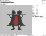 HXH Silhouette Embroidery File 4 size