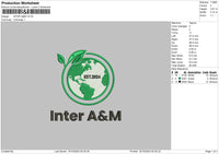 Intertext 01 Embroidery File 6 sizes